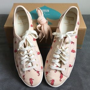 Kate Spade KEKE Keds Sneakers Seahorses KSNY
